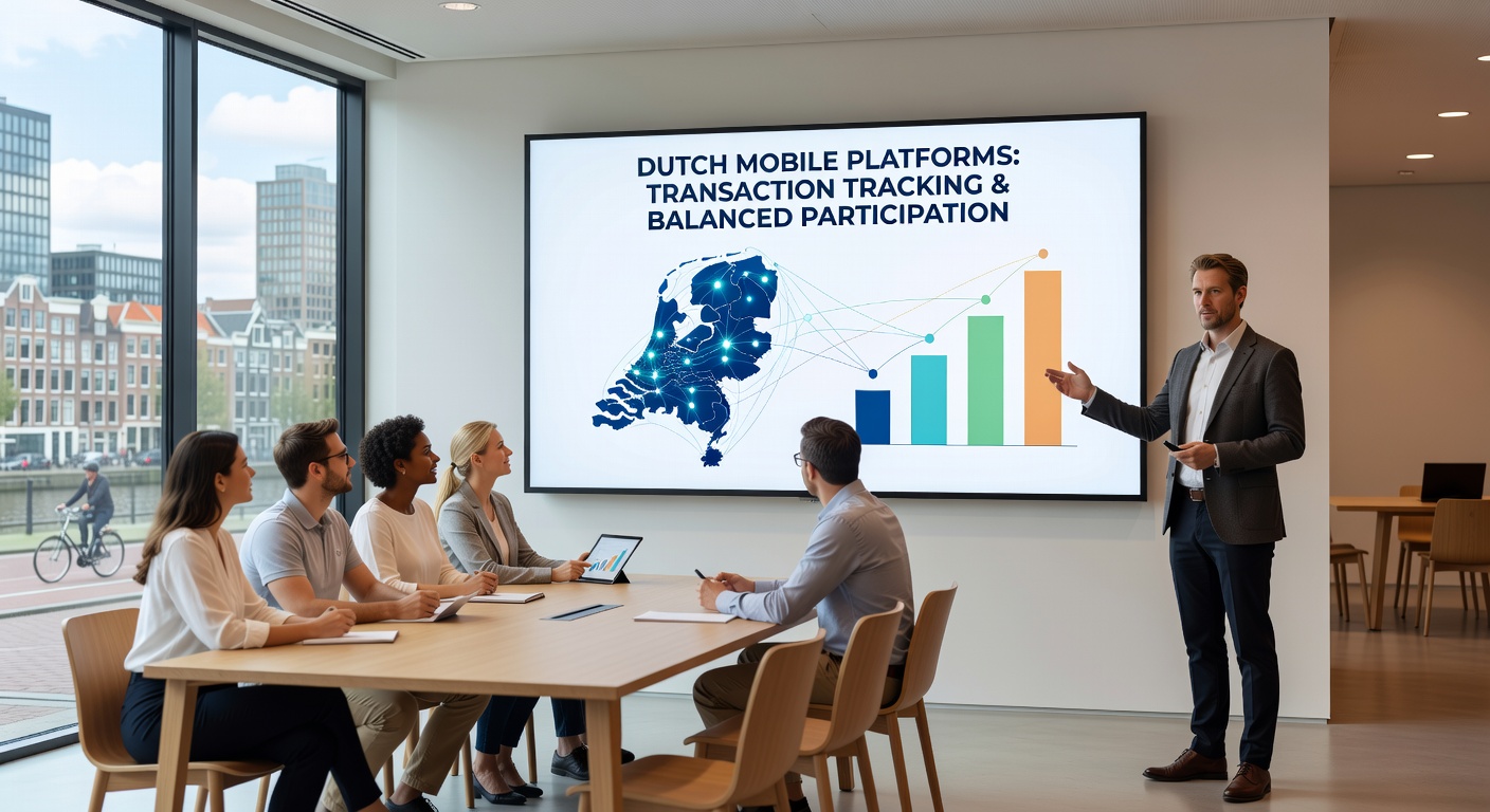 Grafiek met transactie data en evenwichtige deelname trends bij Nederlandse gokkers